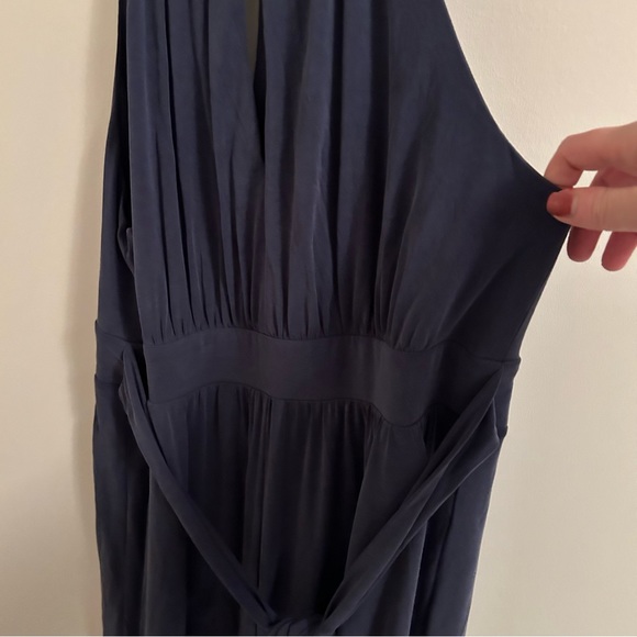 *Anthropologie* Moulinette Soeurs size L women’s blue jumpsuit EUC! GORGEOUS! - Picture 5 of 7